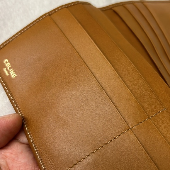 🖤Vtg CELINE Macadam canvas leather wallet - Picture 11 of 17